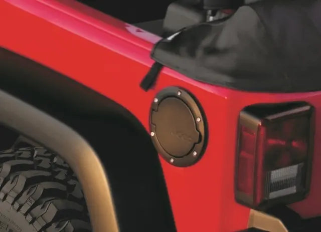 Jeep Wrangler 4-Door Fuel Filler Door, Satin Black