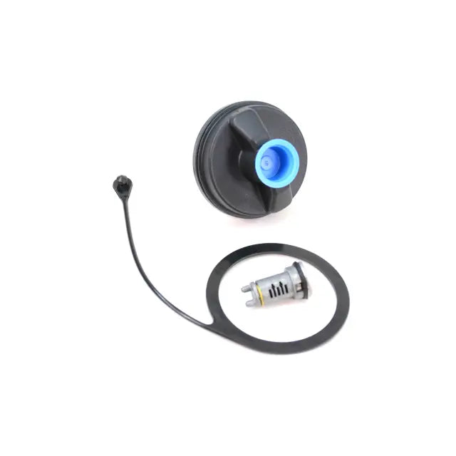Locking Fuel Cap, Black, Keyed to Ignition
