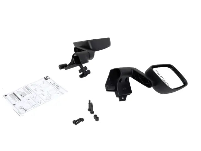 Jeep Wrangler Doors-Off Exterior Mirrors Kit, Black