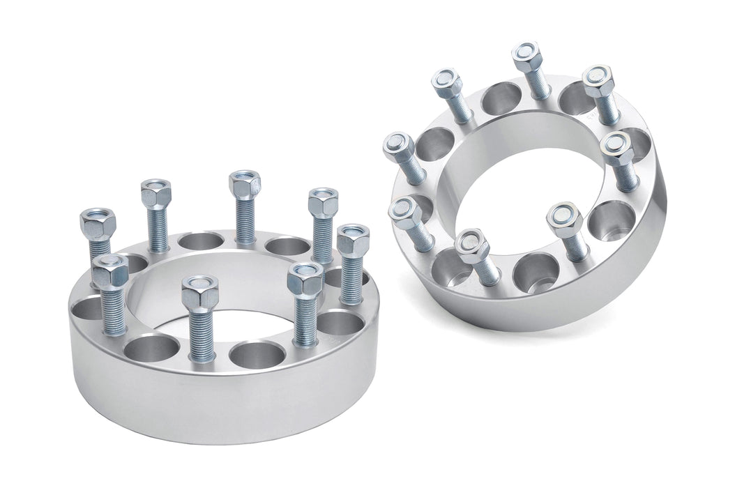 Rough Country 2 Inch Wheel Spacers - 8x6.5 | Multiple Makes &amp; Models (Chevy/GMC/Ram)