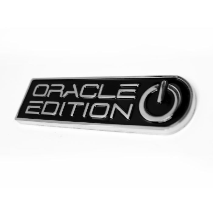 ORACLE Edition Badge Left/Driver Black/White
