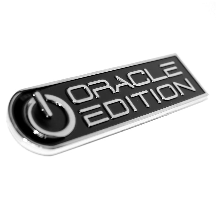 ORACLE Edition Badge Right/Passenger Black/White