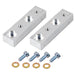 JK Rear Sway Bar Drop Bracket Kit Billet Alum 1.0 Inch Drop 07-18 Wrangler JK/JKU