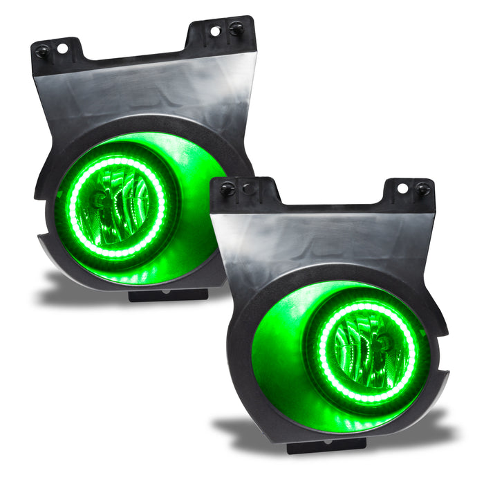 ORACLE 2011-2014 Ford F-150 Pre-Assembled LED Halo Fog Lights - Green