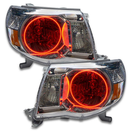 ORACLE Halo Headlights, ColorSHIFT, with No Controller, Toyota Tacoma Pre-Assembly (2005-2011), view 2