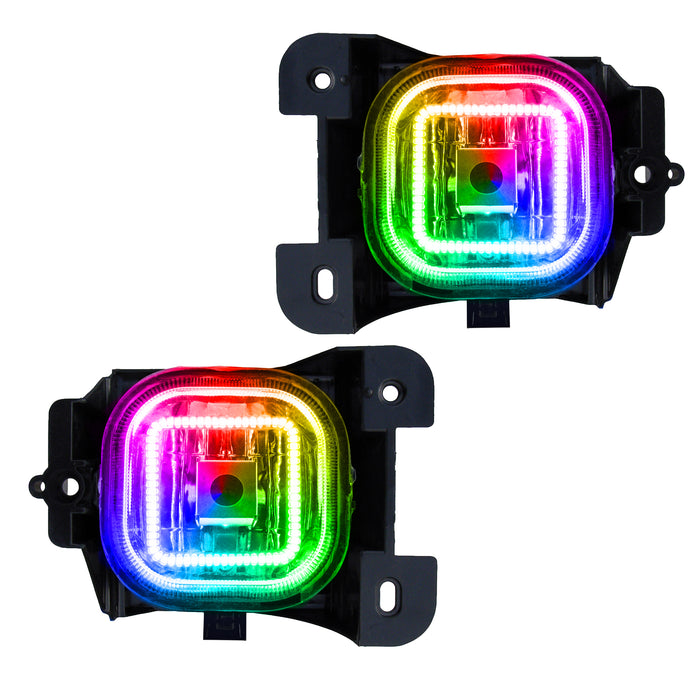 ORACLE 2004-2005 Ford Ranger Pre-Assembled LED Halo Fog Lights - ColorSHIFT