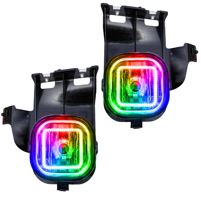 ORACLE 2006-2007 Ford Ranger Pre-Assembled LED Halo Fog Lights - ColorSHIFT