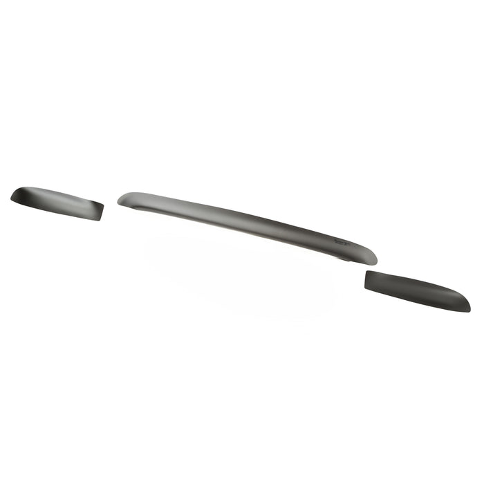 Rugged Ridge Hood Bug Deflector | Matte Black, Eyebrow | Ram 2500/3500 Pickup (2002-2005) | P/N 81348.11