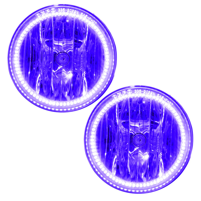 ORACLE 2014-2015 GMC Sierra 1500 Pre-Assembled LED Halo Fog Lights - UV/Purple