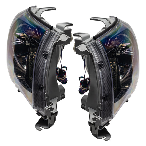ORACLE Halo Headlights, (Black), ColorSHIFT, with 2.0 Controller, Toyota Tacoma Pre-Assembly (2005-2011), view 2