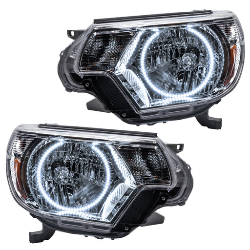 ORACLE Halo Headlights, (Chrome), White, Toyota Tacoma Pre-Assembly (2012-2015)