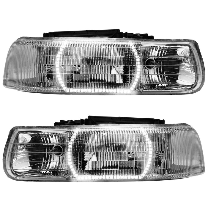 ORACLE 2000-2006 Chevrolet Tahoe/GMC Yukon Pre-Assembled Halo Headlights - ColorSHIFT - with RF Controller