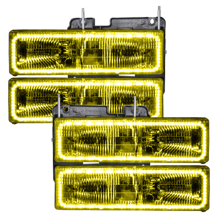 ORACLE 1992-1994 Chevrolet Blazer Pre-Assembled Halo Headlights - ColorSHIFT - with RF Controller