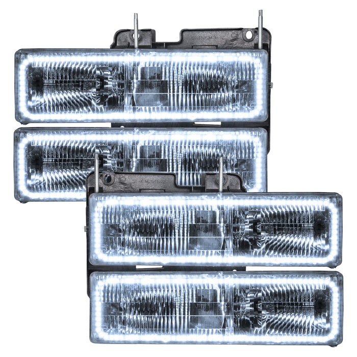 ORACLE 1992-1994 Chevrolet Blazer Pre-Assembled Halo Headlights - ColorSHIFT - with 2.0 Controller
