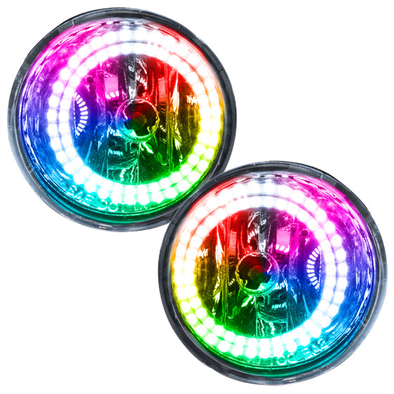 ORACLE 2004-2007 Nissan Armada Pre-Assembled LED Halo Fog Lights - ColorSHIFT
