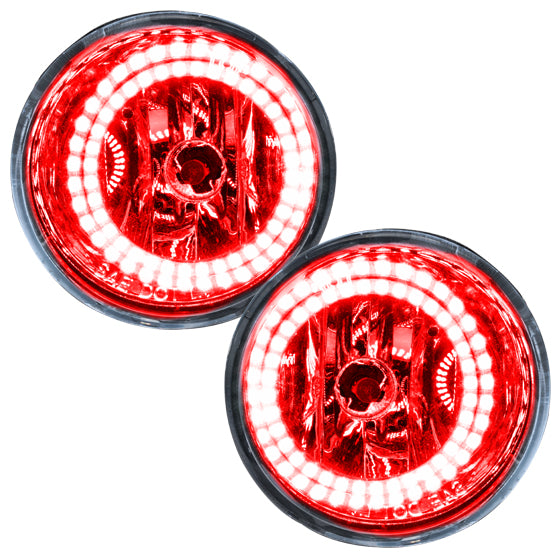 ORACLE 2004-2015 Nissan Titan Pre-Assembled LED Halo Fog Lights - Red