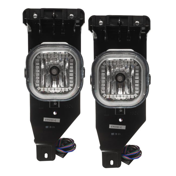 ORACLE 2005-2007 Ford F-250/350 Superduty Pre-Assembled LED Halo Fog Lights - White