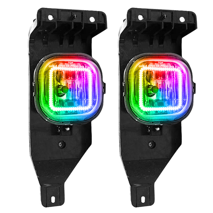 ORACLE 2005-2007 Ford F-250/350 SD Pre-Assembled Halo Fog Lights - ColorSHIFT