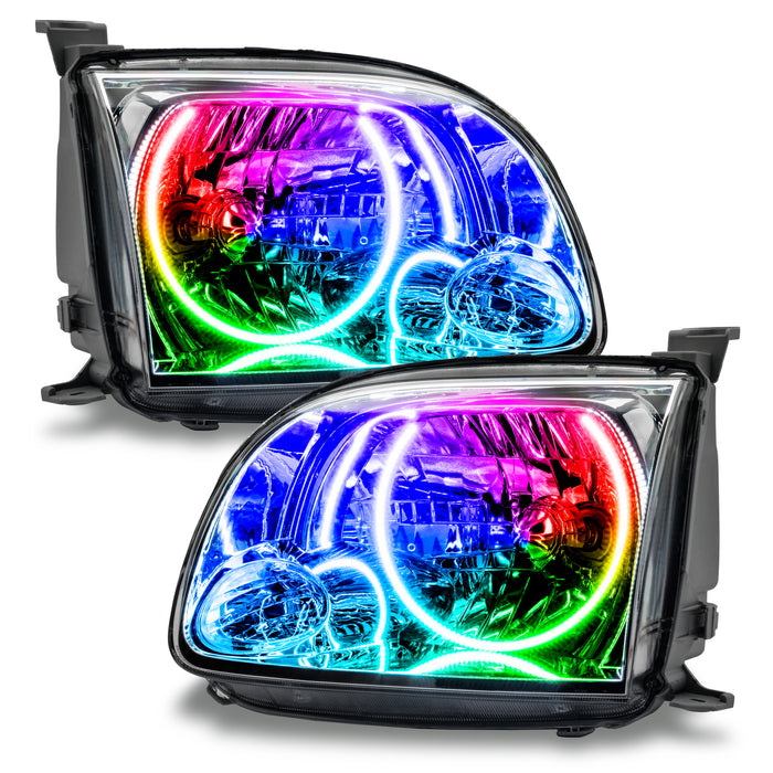 ORACLE 2005-2006 Toyota Tundra Regular/Accessible Cab Pre-Assembled Halo Headlights - ColorSHIFT - with No Controller