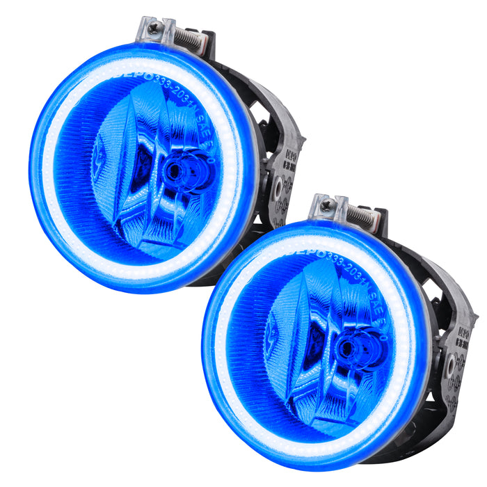 ORACLE 2011-2016 Jeep Patriot Pre-Assembled LED Halo Fog Lights - Blue