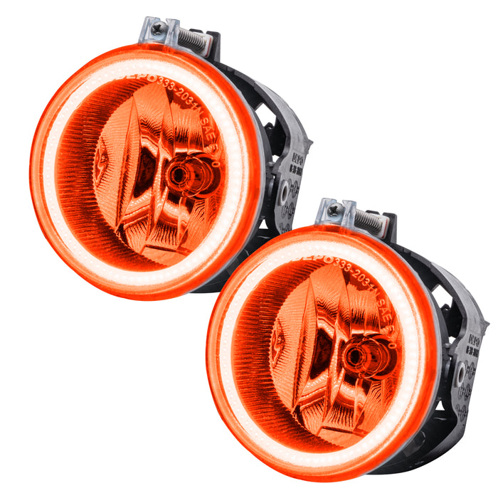 ORACLE 2011-2016 Jeep Patriot Pre-Assembled LED Halo Fog Lights - Amber
