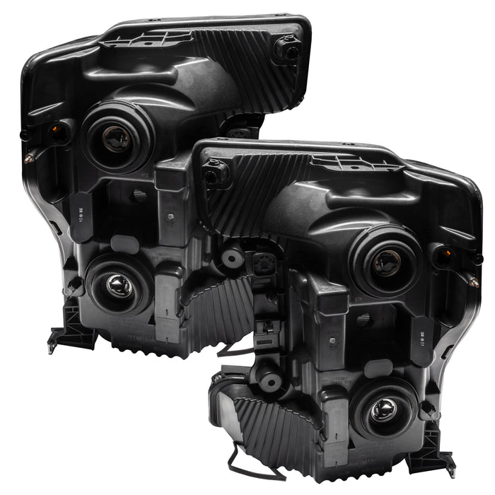 ORACLE 2017-2019 Ford F-250/350 SD Dyn ColorSHIFT Pre-Assembled Headlights - Halogen - Black Edition