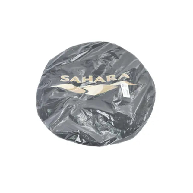Spare Tire Cover, Sahara Logo on Black Denim