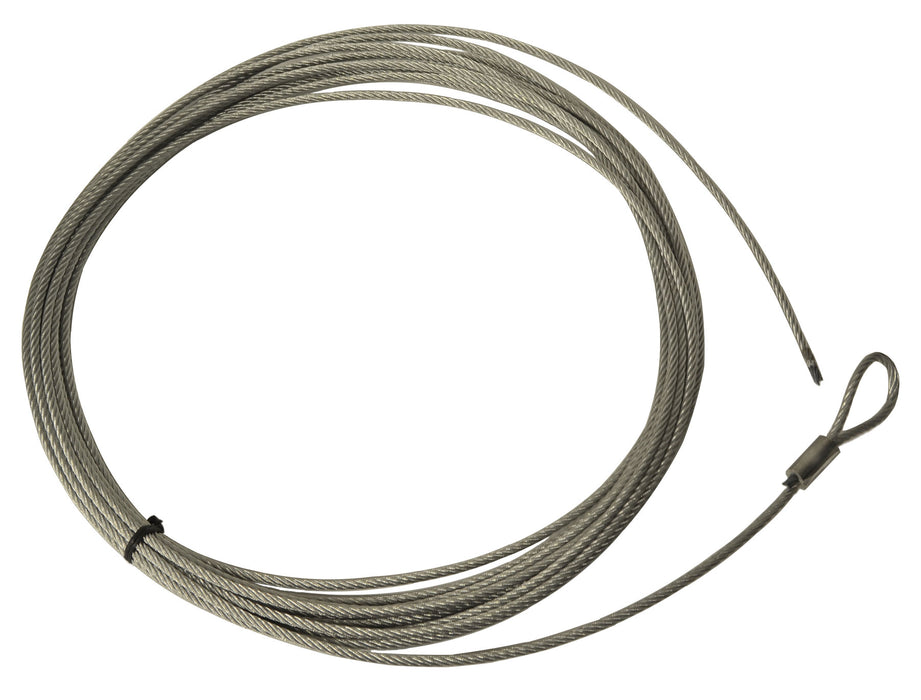 Warn 82654 WIRE ROPE ASSEMBLY 3/16 Inch Diameter x 43 Foot Length