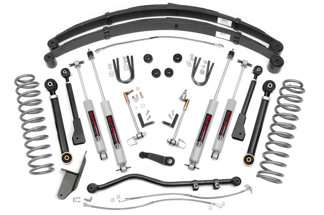 Rough Country 4.5 Inch Lift Kit - RR Springs - X-Series | Jeep Cherokee XJ 2WD/4WD (84-01)
