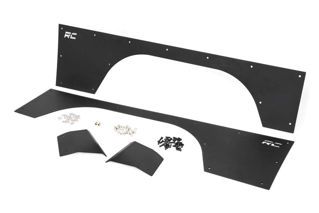 Rough Country Fender &amp; Quarter Panel Armor - Front - Combo | Jeep Cherokee XJ (84-96)