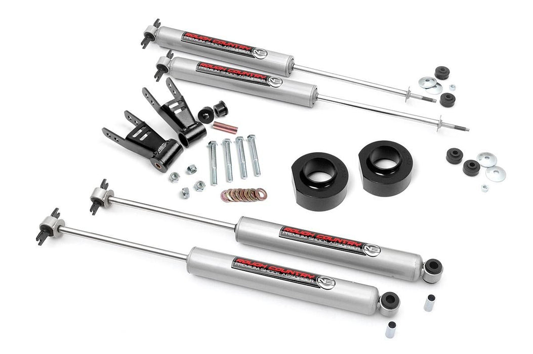 Rough Country 1.5 Inch Lift Kit, Jeep Cherokee XJ 2WD/4WD (1984-2001)