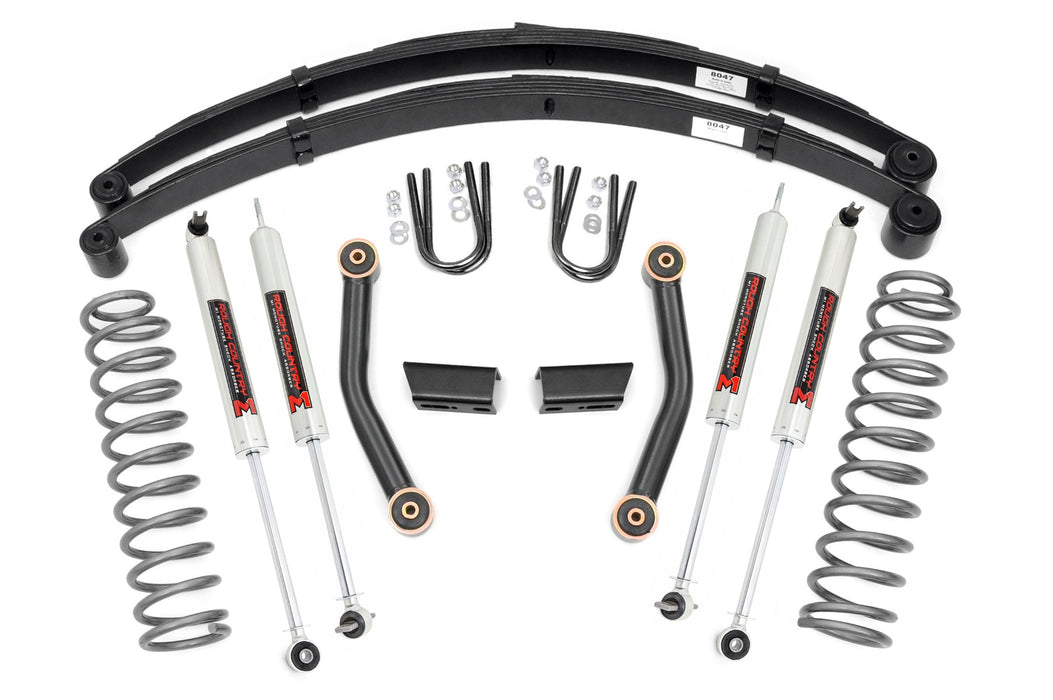 Rough Country 3 Inch Lift Kit - Series II - RR Springs - M1 | Jeep Cherokee XJ (84-01)