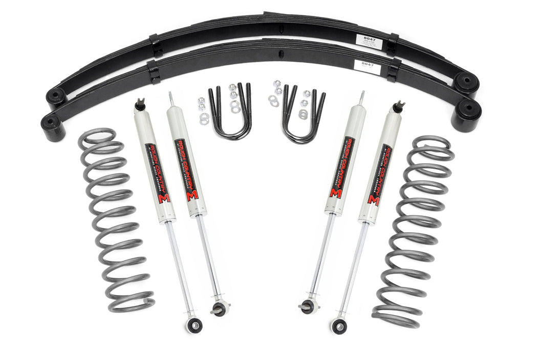 Rough Country 3 Inch Lift Kit - RR Springs - M1 | Jeep Cherokee XJ 2WD/4WD (1984-2001)