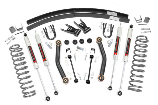 Rough Country 4.5 Inch Lift Kit, M1, Rear AAL, Jeep Cherokee XJ 2WD/4WD (1984-2001)