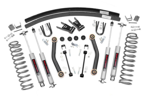 Rough Country 4.5 Inch Lift Kit, Rear AAL, Jeep Cherokee XJ 2WD/4WD (1984-2001), view 2