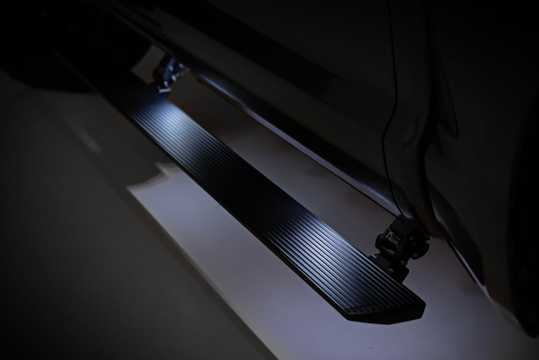 Rough Country Power Running Boards - Dual Electric Motor - Crew Cab | Chevy/GMC 1500/2500HD/3500HD (07-14)