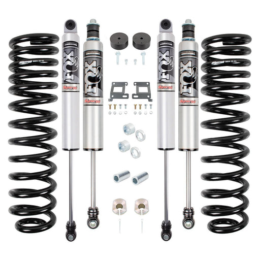 Ford 2005+ Super Duty F-250 / F-350 / F-450 / F-550 4x4 Leveling System Gas with Fox 2.5 IFP Shocks
