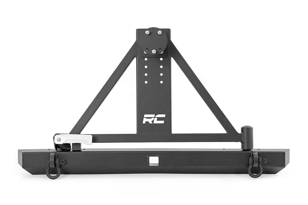Rough Country Rear Bumper - Tire Carrier | Jeep Wrangler TJ (97-06)/Wrangler Unlimited (04-06)