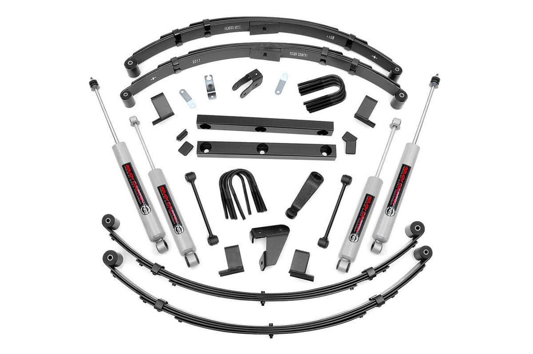 Rough Country 4 Inch Lift Kit - Power Steer | Jeep Wrangler YJ 4WD (1987-1995)