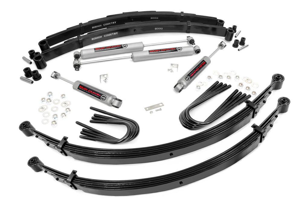 Rough Country 2 Inch Lift - 52 Inch Rear Springs | Chevy/GMC 3/4-Ton Suburban/C25/K25 Truck (77-87)