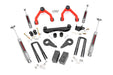 Rough Country 2-3 Inch Lift Kit, Rear Blocks, Red, Chevy C1500/K1500 Truck & SUV 4WD (1988-1999)