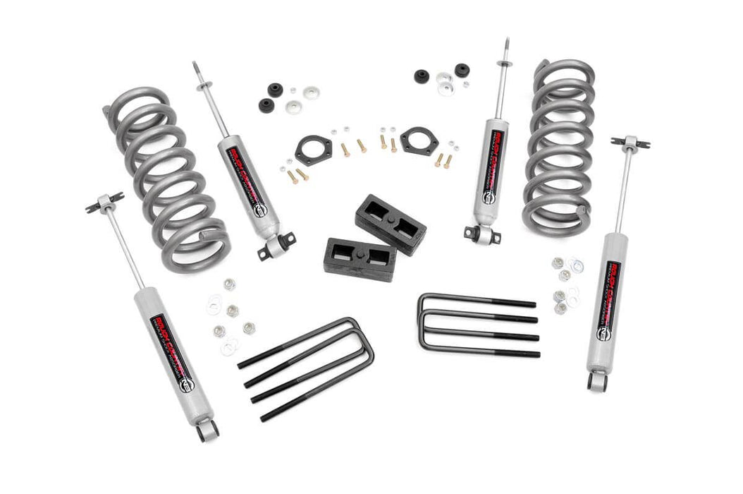 Rough Country 2 Inch Lift Kit | Chevy C1500/K1500 Truck &amp; SUV 2WD (1988-1999)
