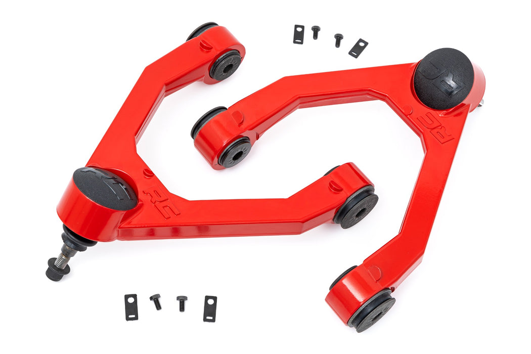 Rough Country Red Forged Upper Control Arms - 2-3 Inch Lift | Chevy C1500/K1500 Truck &amp; SUV (88-99)