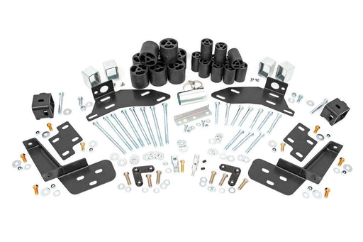 Rough Country Body Lift Bumper Brackets, FR & RR, 3 Inch Lift, Chevy C1500/K1500 Truck (1988-1994)