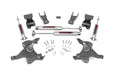Rough Country Lowering Kit, 2 Inch FR, 4 Inch RR, Chevy C1500/K1500 Truck 2WD (1988-1999)