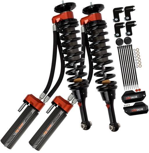 FOX Factory Race Series 3.0 Live Valve Internal Bypass Coil-Over Adjustable | Front, 2" Lift, Pair | Ford F-150 (2019-2020) | P/N 883-06-153