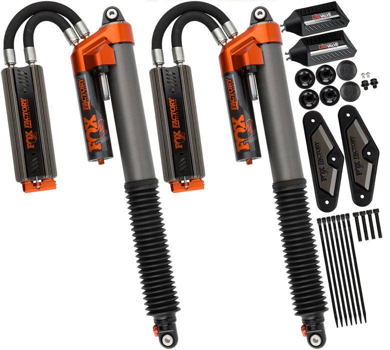 FOX Factory Race Series 3.0 Live Valve Internal Bypass Piggyback Adjustable | Rear, 0-1" Lift, Pair | Ford F-150 (2019-2020) | P/N 883-09-153