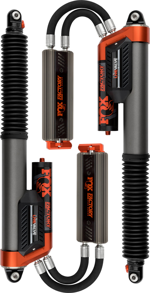 FOX Factory Race Series 3.0 Live Valve Internal Bypass Piggyback Adjustable | Rear, 0-1" Lift, Pair | Ford F-150 (2019-2020) | P/N 883-09-153