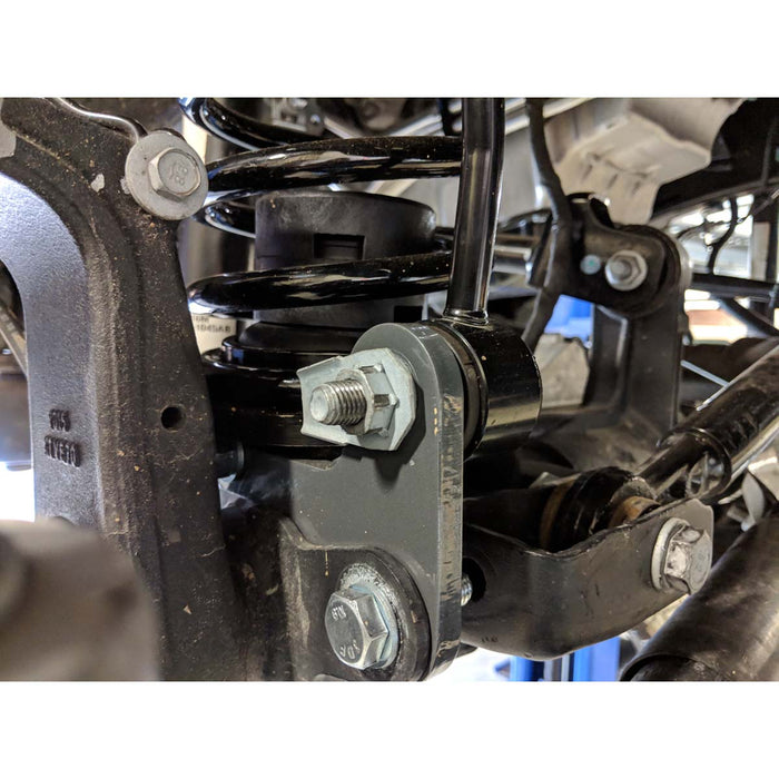 Jeep JL / JLU / JT Front Sway Bar Link Relocation Brackets, view 3