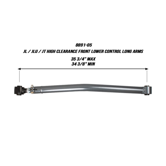Jeep JL / JLU / JT High Clearance Front Control Lower Long Arm, view 2